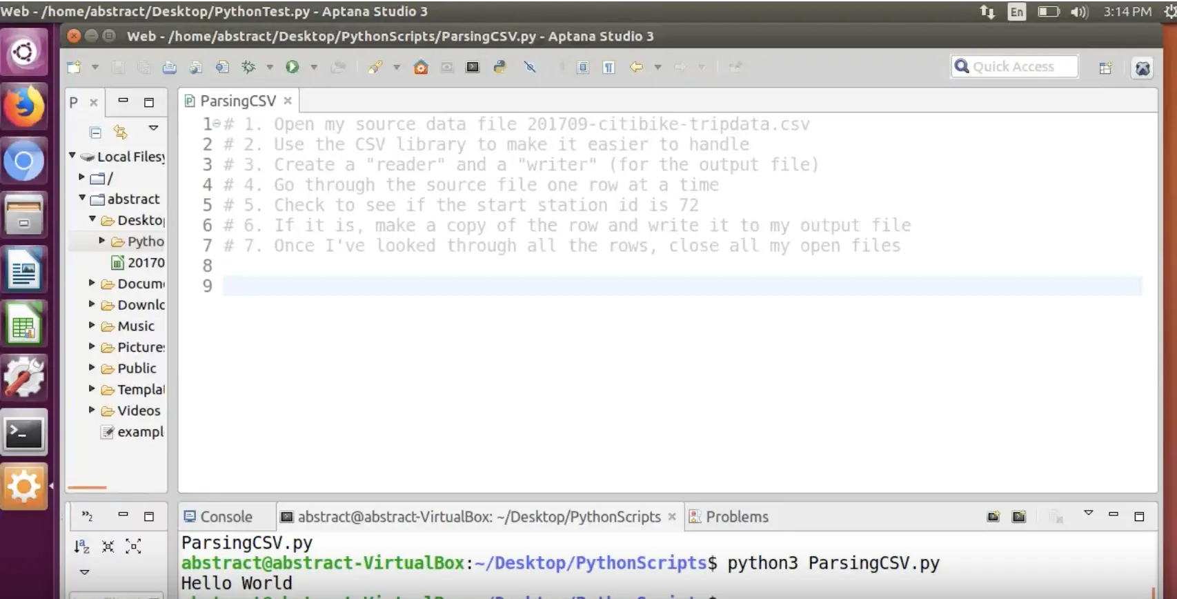 importing data and writing headers