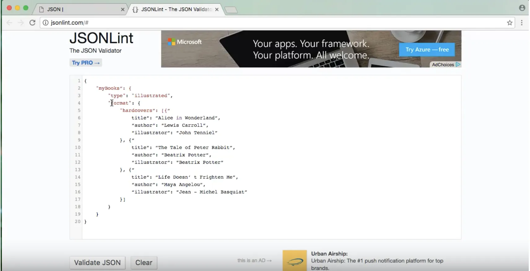 json basics