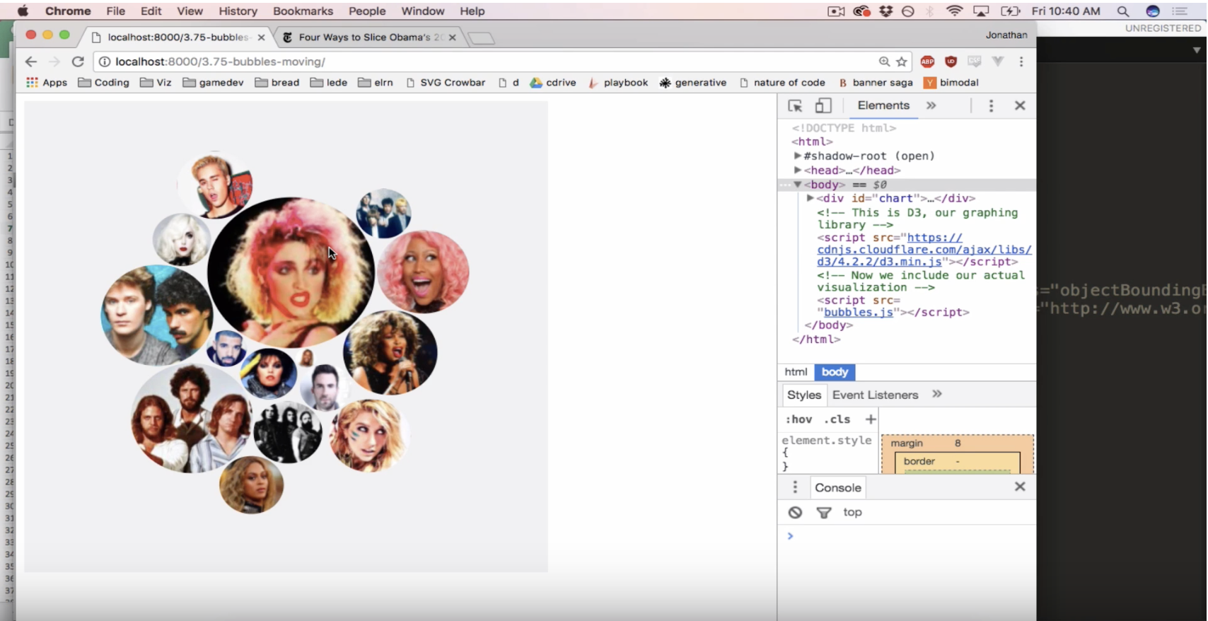 interactive clustering and reorganizing