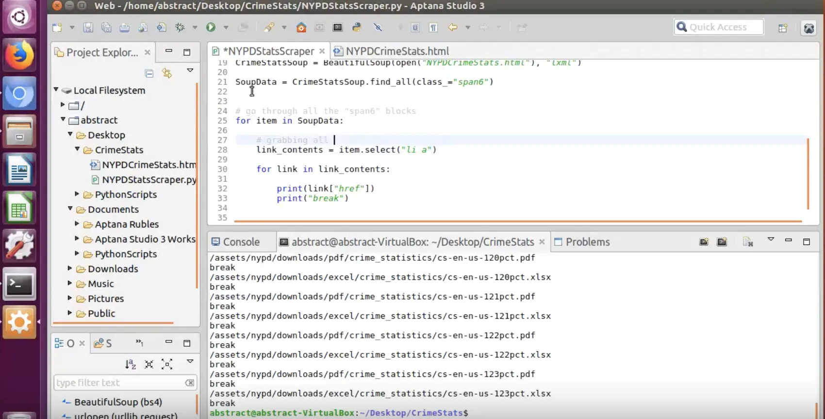 parsing and saving to csv