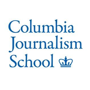 Columbia Journalism School logo white background