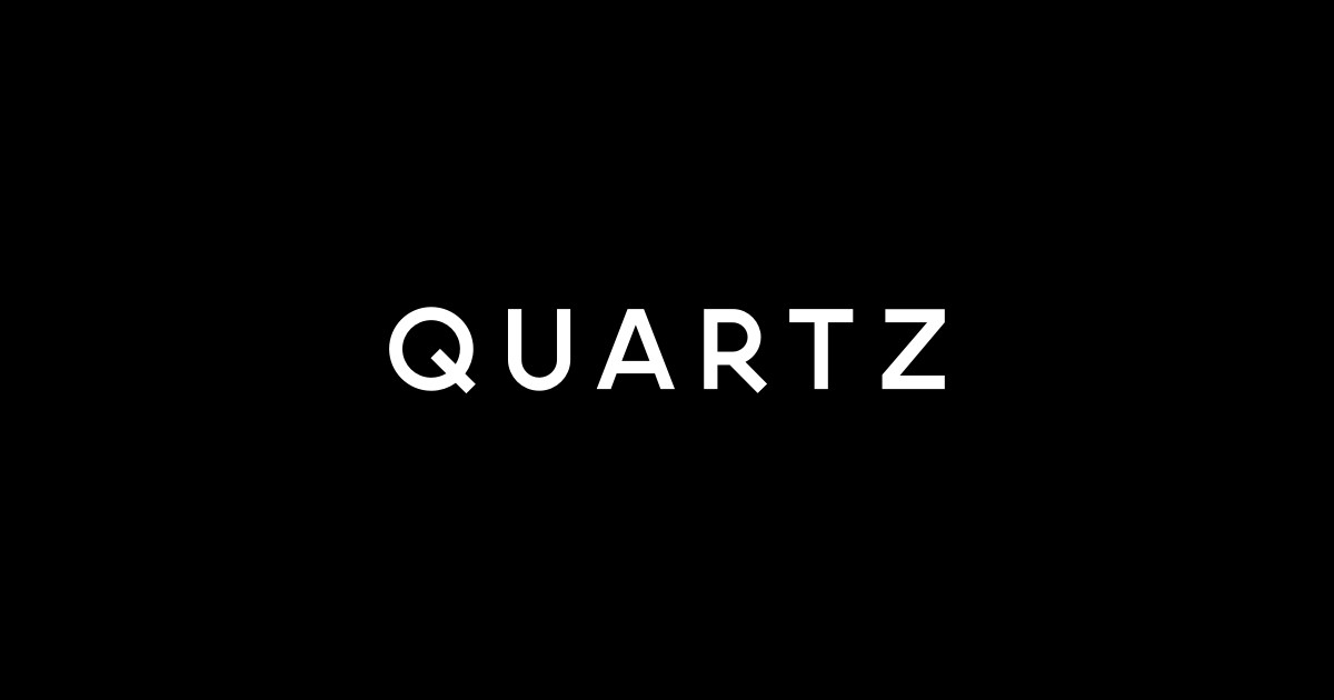 Quartz Logo black background